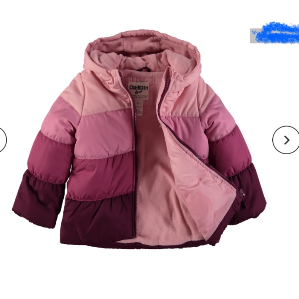 OshKosh B'gosh Pink Fleece-Lined Jacket